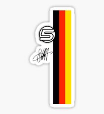 Vettel Helmet sig Sticker