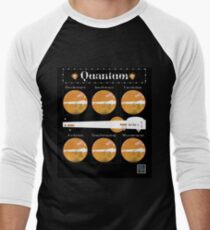"Sheldon Trägt Quantum - ORANGE" © Baseballshirt für Männer