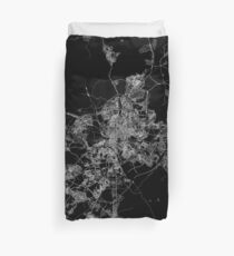 Madrid map Spain Duvet Cover