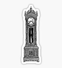 Grandpa Clock lines Sticker