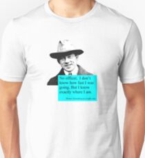 Uncertain Heisenberg at a traffic stop Unisex T-Shirt