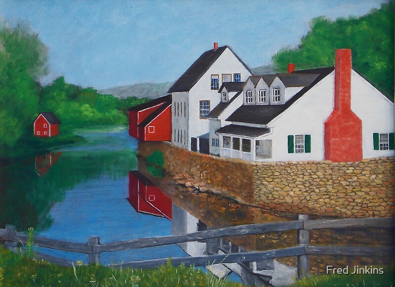 "Londonderry, Vermont" by Fred Jinkins Redbubble
