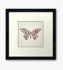 Food the butterfly Framed Print