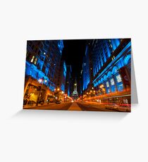 Broad Street City Lights, Philadelphia Greeting Card
