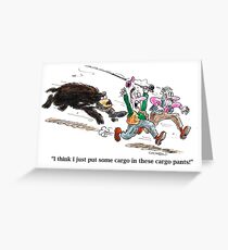 Full color cartoon Greeting Card