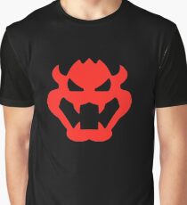 Super Mario Bowser Icon Graphic T-Shirt