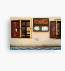 Czech Restaurant Prague Canvas Print