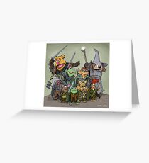 Fellowship of the Muppets Greeting Card