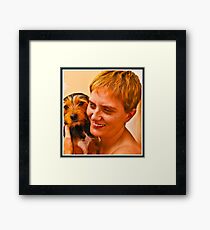 Holly & Angela Framed Print