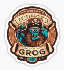 Ghost Pirate Grog Sticker