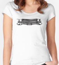 1959 Cadillac Grille Women's Fitted Scoop T-Shirt