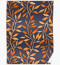 Autumn pattern Poster