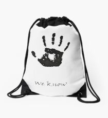 Dark Brotherhood Knows.. You've been Bad! Drawstring Bag