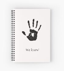 Dark Brotherhood Knows.. You've been Bad! Spiral Notebook