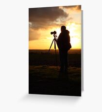 500D Shoots 5D Mark III Greeting Card