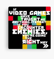 Video Games Canvas Print