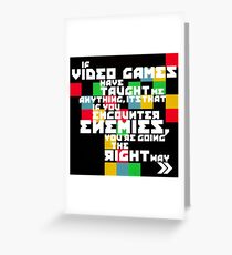 Video Games Greeting Card
