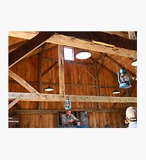 Rebuilt Barn From 1700's Photographic Print