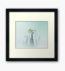 Monkey rock Framed Print