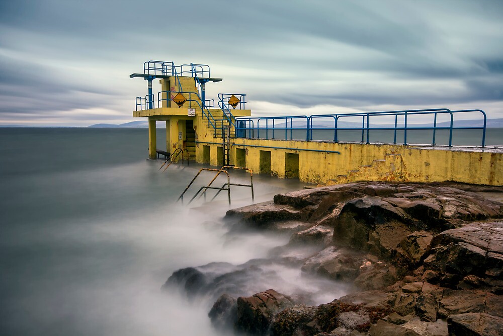 "Blackrock Diving Tower Salthill Galway Ireland." by MickBourke Redbubble