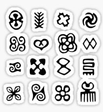 Adinkra Symbols From West Africa Sticker