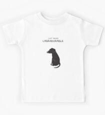 Black Lab Being Labradorable Kids Tee