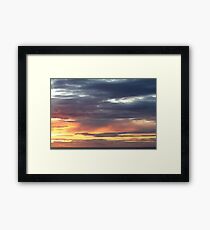 Westward Ho! sunset 444 Framed Print