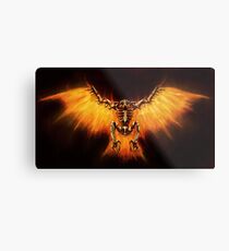 Mecha-Phoenix Metal Print