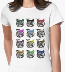 Brompton Bicycle Folded Women's Fitted T-Shirt