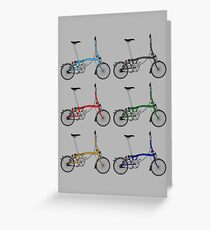 Brompton Bicycle Greeting Card