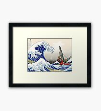 Lámina enmarcada Legend of Zelda Great Wave Windwaker