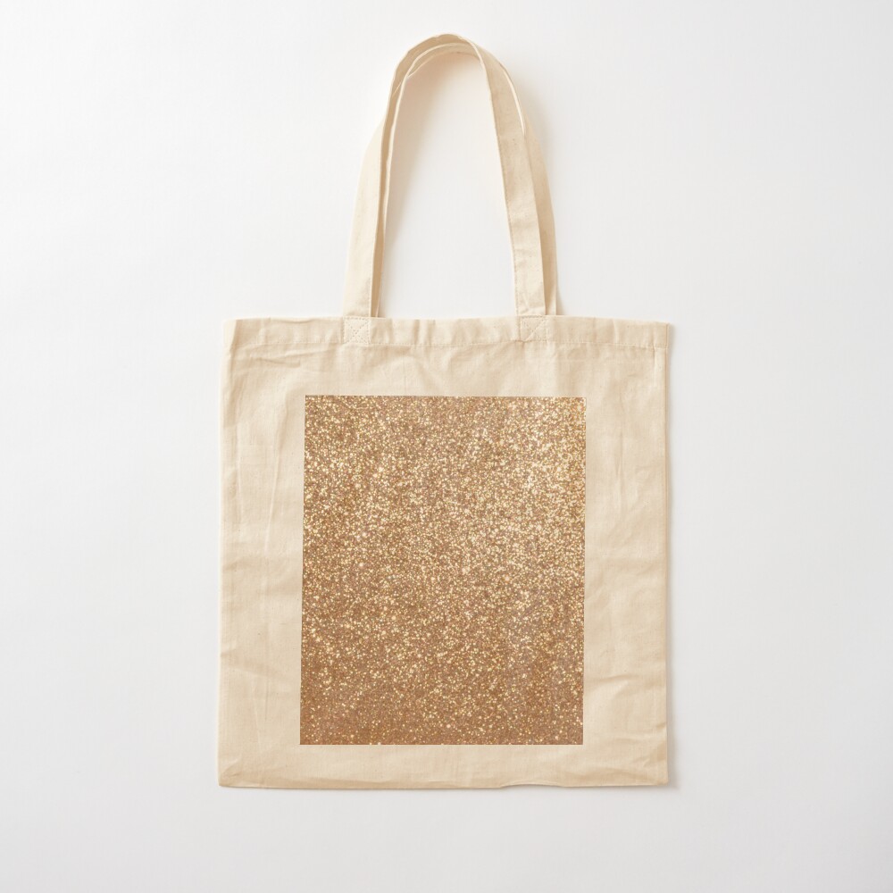 gold metallic tote