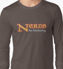 Nerds Are Gathering - Magic The Gathering MTG Spoof Long Sleeve T-Shirt