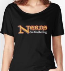 Nerds Are Gathering - Magic The Gathering MTG Spoof Women's Relaxed Fit T-Shirt