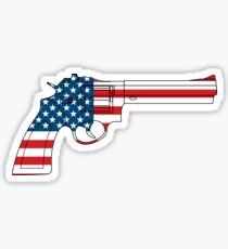 USA Gun Sticker