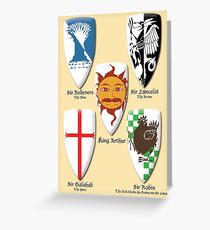 Shields Black Greeting Card