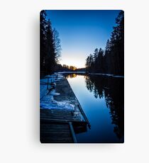 Blueness Canvas Print