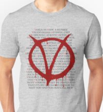 V for Vendetta Unisex T-Shirt