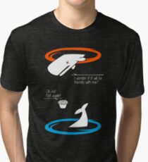 Portal's guide Tri-blend T-Shirt