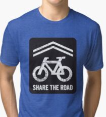 Sharrow the Road - Block Tri-blend T-Shirt