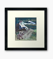 Comedian Suffering from Influenza. Framed Print