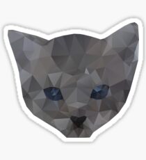 kitten head Sticker