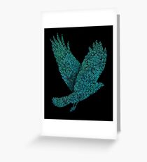 Blue bird Greeting Card