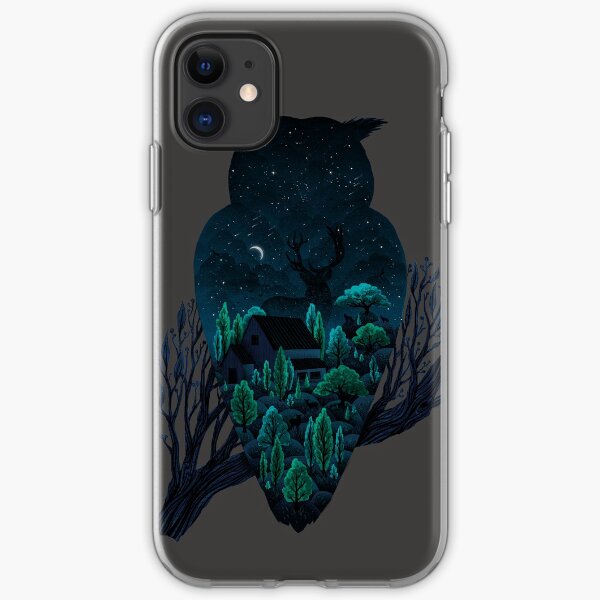 Owl Feathers in Mint iphone 11 case Owl Feathers in Mint iphone 11 case