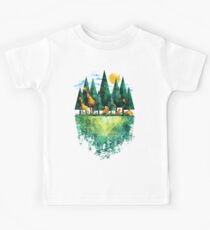 Geo Forest Kids Tee