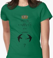African or European? Women's Fitted T-Shirt