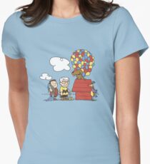 some Peanuts UP there V.2 Women's Fitted T-Shirt