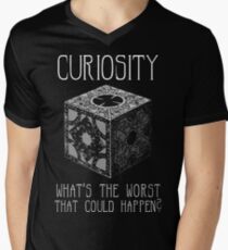 Curiosity Killed... Men's V-Neck T-Shirt