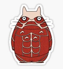 Attack on Totoro Sticker