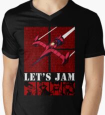 Bebop Ship II Men's V-Neck T-Shirt